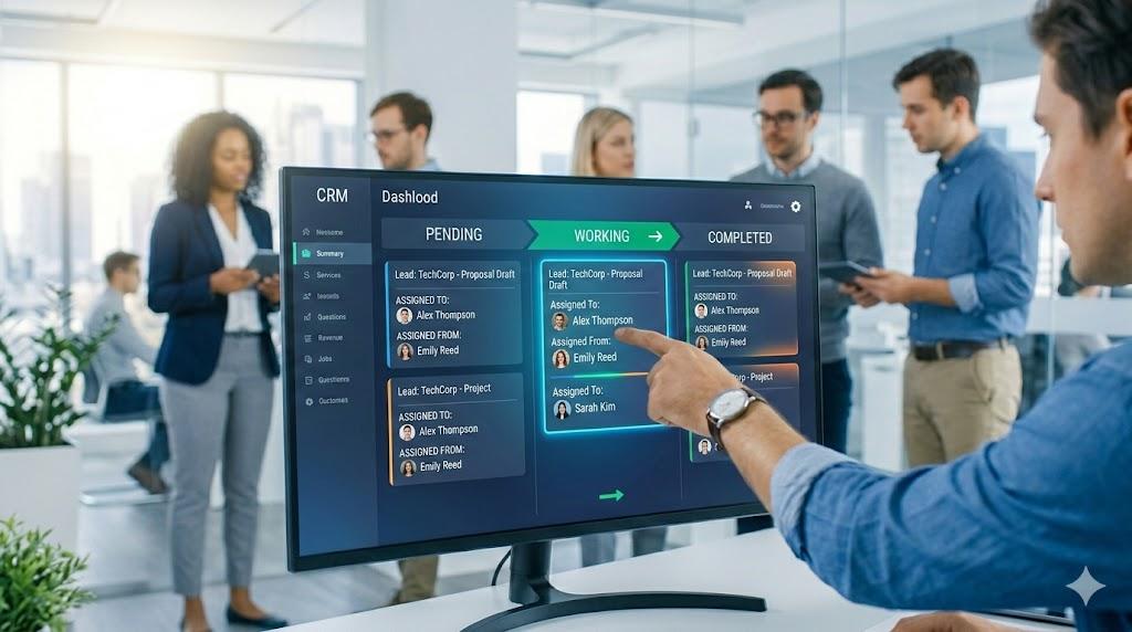 CRM Dashboard Demo